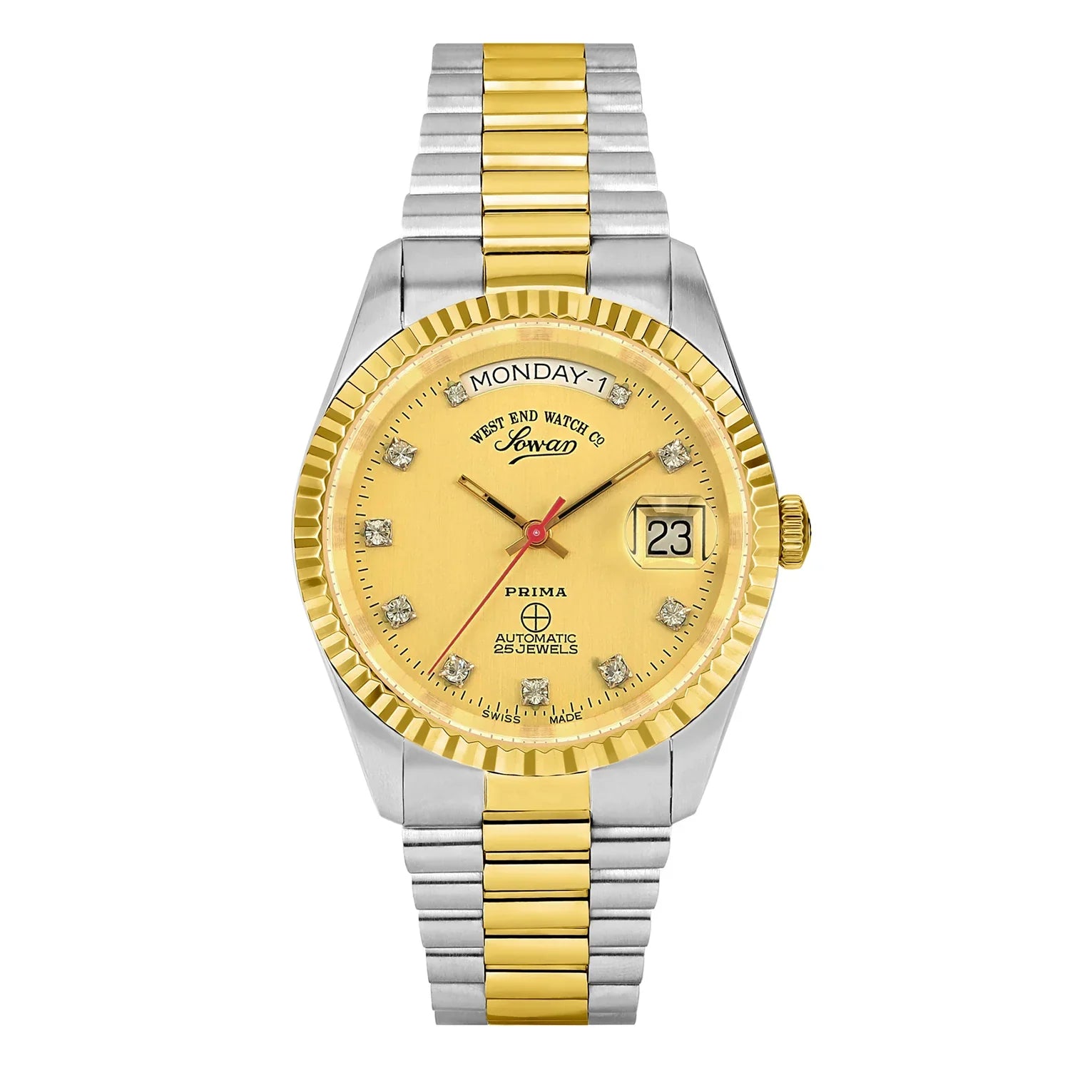 West End The Classics Automatic 6828.20.2795R Bicolour & Champagne Dial Unisex Watch