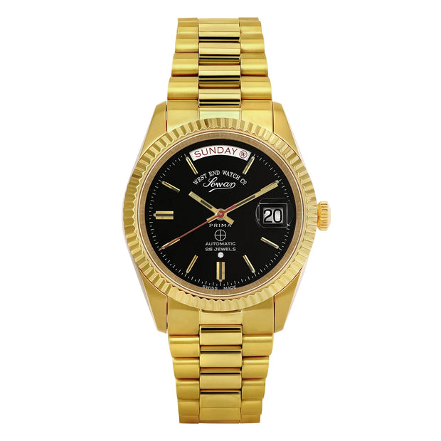 West End The Classics Automatic 6828.35.2707R Black Dial & Gold-Plated Stainless Steel Unisex Watch