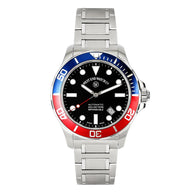 West End Impermeable Automatic Diver 6850.10.3333N-ALBL12R Black Dial Pepsi Bezel Men's Watch