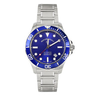 West End Impermeable Automatic Diver 6850.10.3335N-ALBL Blue Dial Stainless Steel Men's Watch