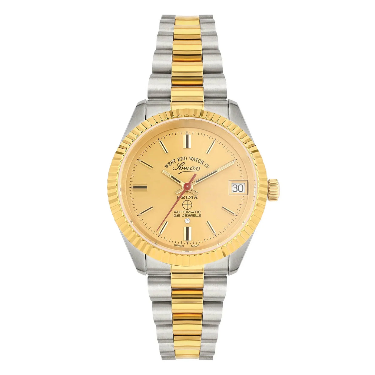 West End The Classics Automatic 6838.20.2708R Champagne Dial & Two-Tone Stainless Steel Women's Watch