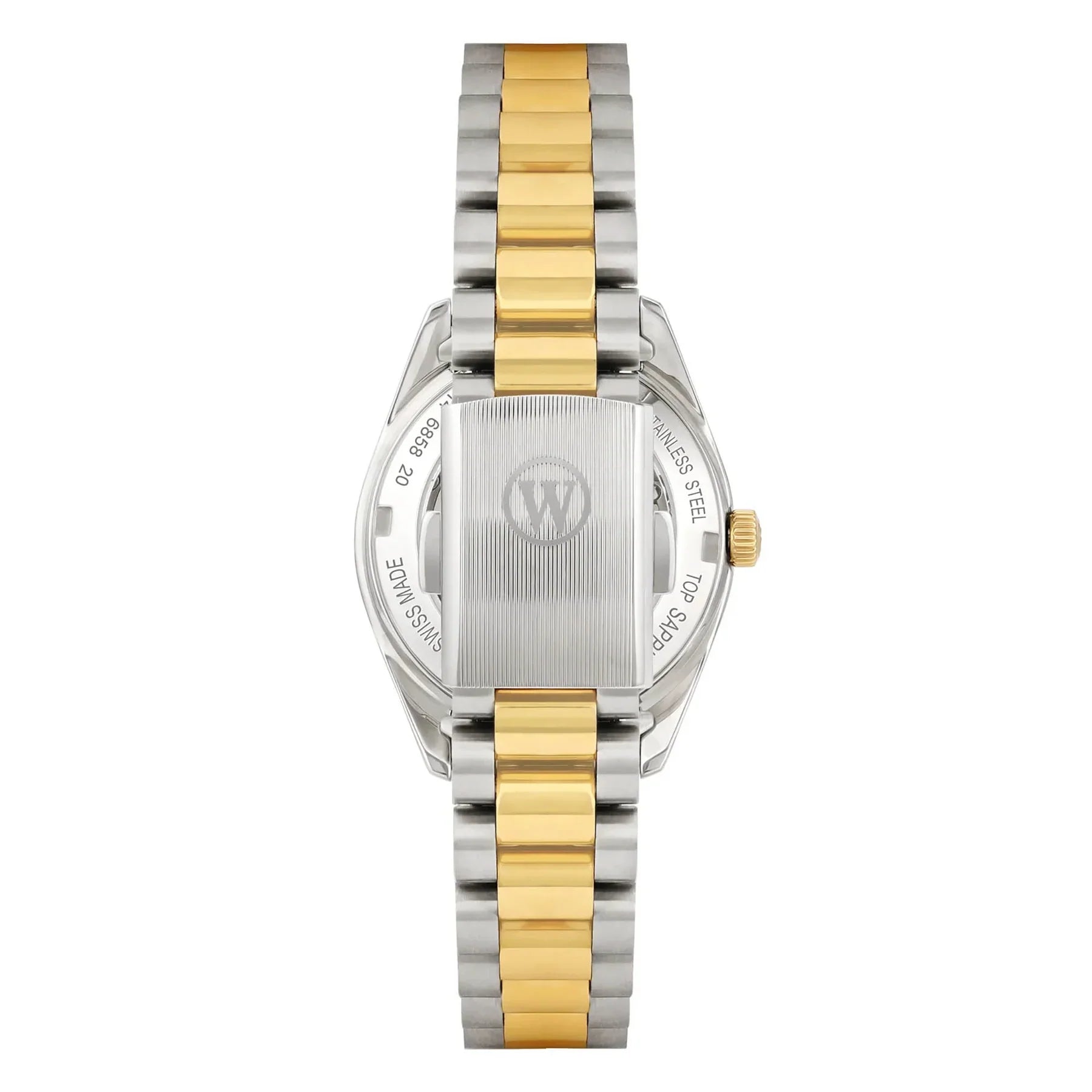 West End The Classics Automatic 6858.20.2708R Champagne Dial & Two-Tone Stainless Steel Women's Watch