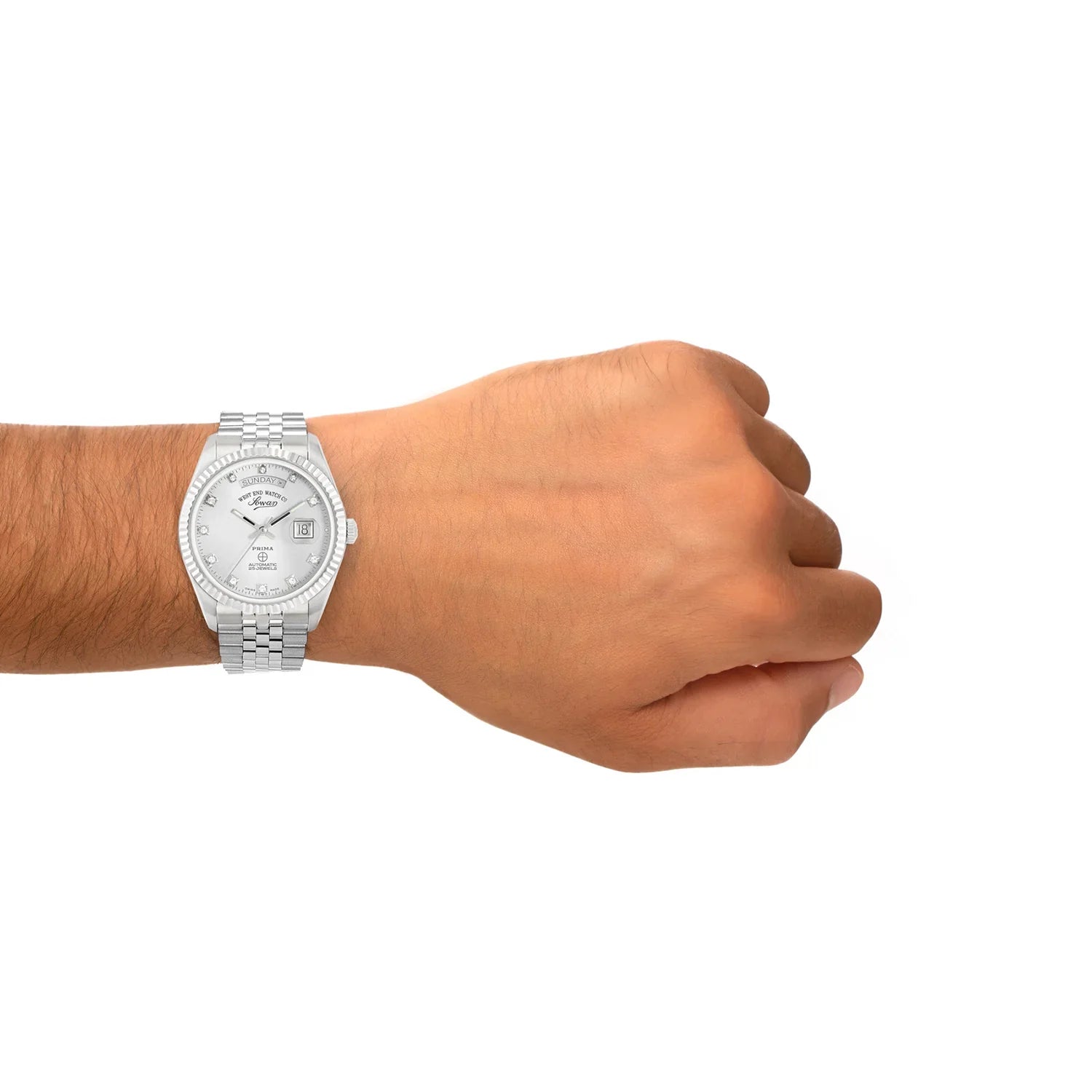 West End Automatic Analog The Classics XL 6868.10.2899N Silver Dial 41mm Stainless Steel Men's Watch