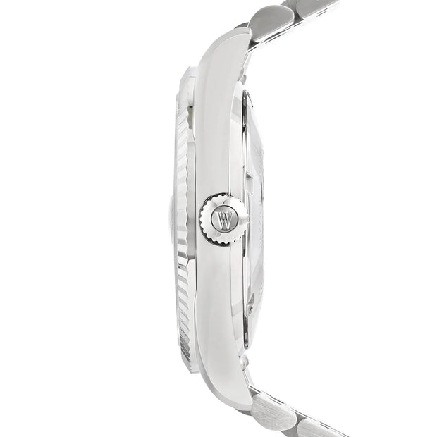 West End The Classics 41 Automatic 6868.10.3338N Yellow Dial Stainless Steel Men's Watch